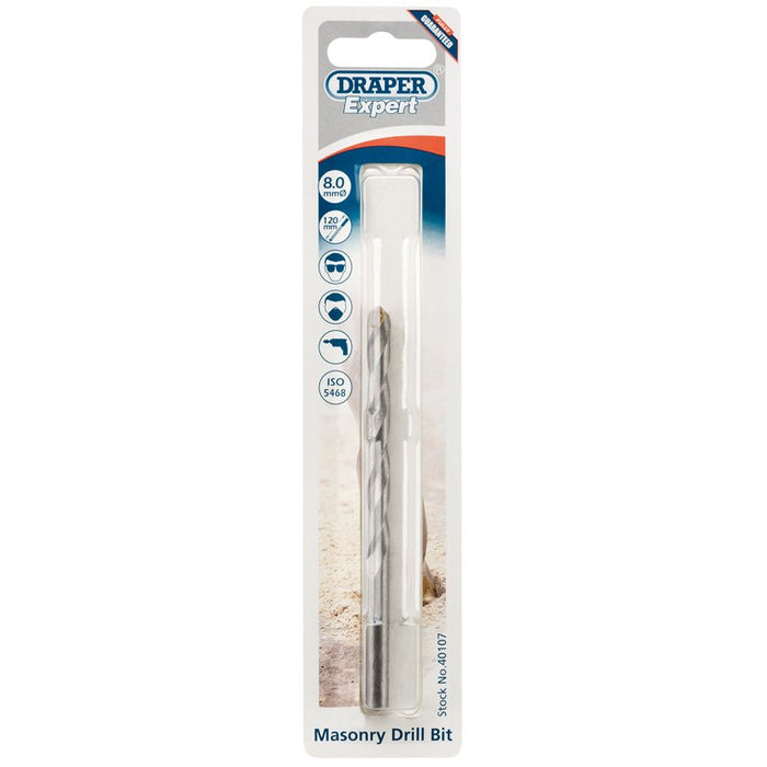 Draper Tools Expert 8 x 120mm Masonry Drill Bit