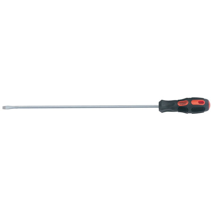Draper Tools Expert 6mm x 450mm Plain Slot Flared Tip Long Reach Screwdriver