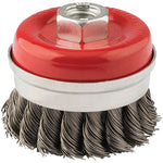 Draper Tools 60mm x M14 Twist Knot Wire Cup Brush