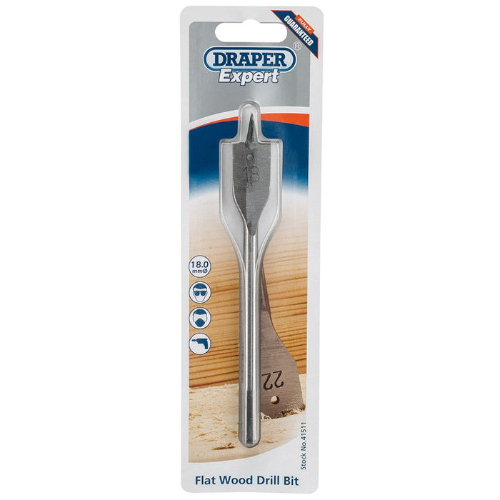 Draper Tools Expert 18.0mm Flat Wood Bit