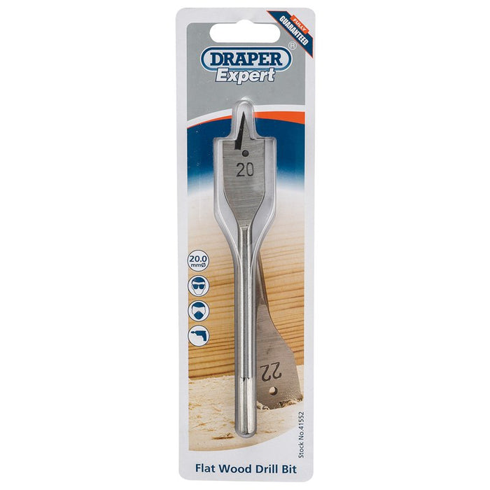 Draper Tools Expert 20.0mm Flat Wood Bit