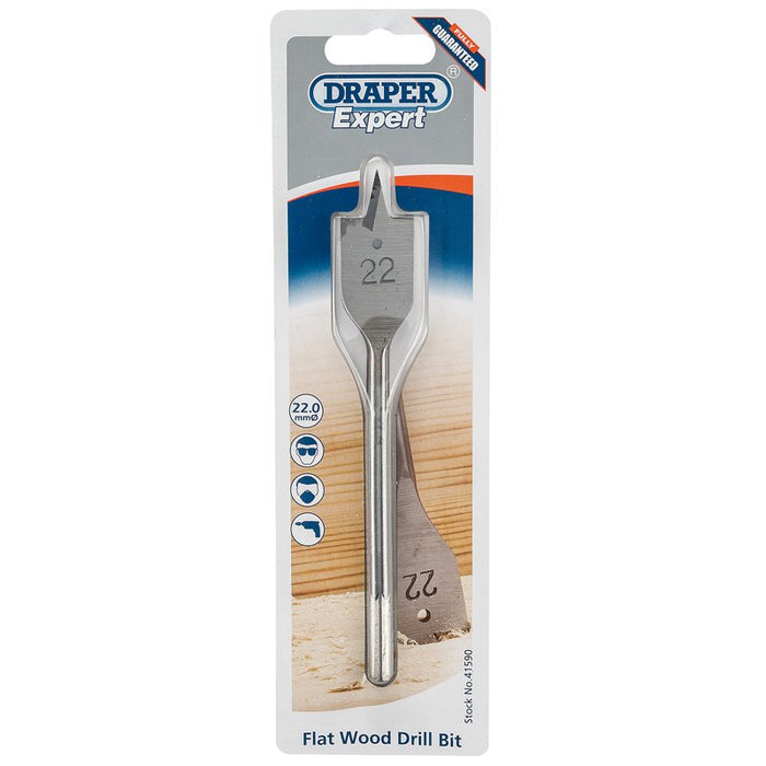 Draper Tools Expert 22.0mm Flat Wood Bit