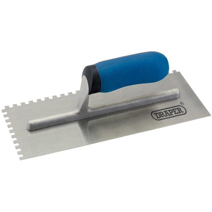 Draper 280 x 120mm Soft Grip Adhesive Spreading Trowel 43974