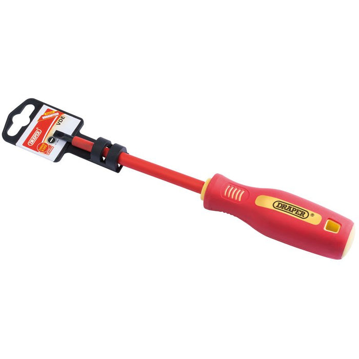 Draper Tools 5.5mm x 125mm Fully Insulated Plain Slot Screwdriver.