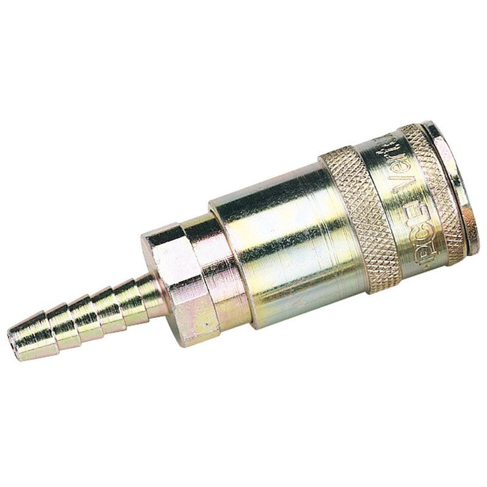 Draper Tools 1/4 Bore Vertex Air Line Coupling with Tailpiece