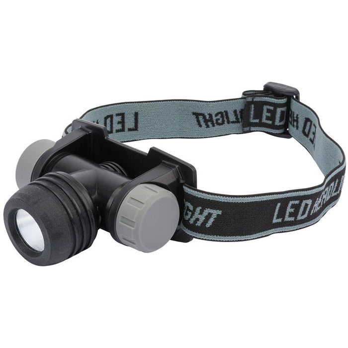 Draper Tools Cree 3W LED Waterproof Head Lamp (3 x AAA Batteries)