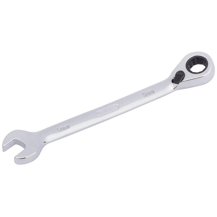 Draper Tools 9mm Draper Hi-Torq® Metric Reversible Ratcheting Combination Spanner