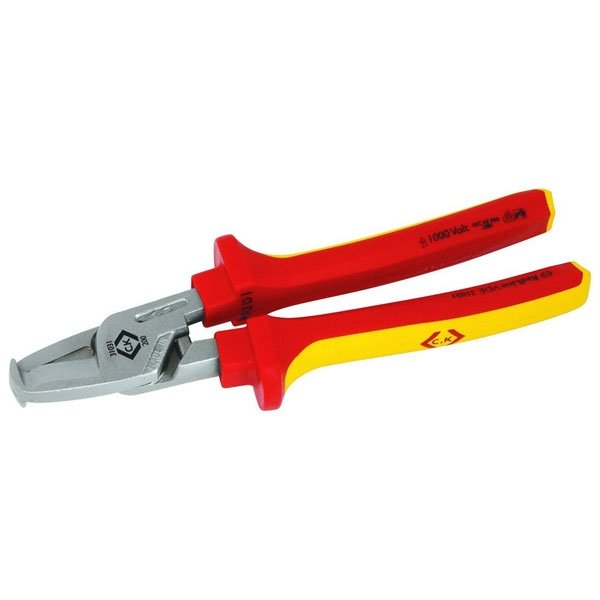 CK Tools 431031 RedLine VDE Insulated HD Cable Cutters, 8-1/2-Inch OAL