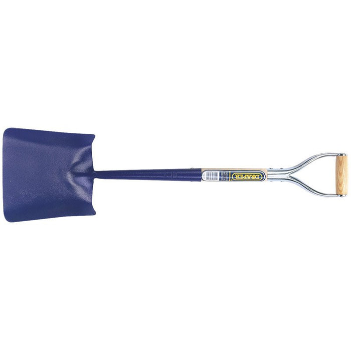 Draper Tools Expert Solid Forged Square Mouth Shovel with Ash Shaft and MYD Handle