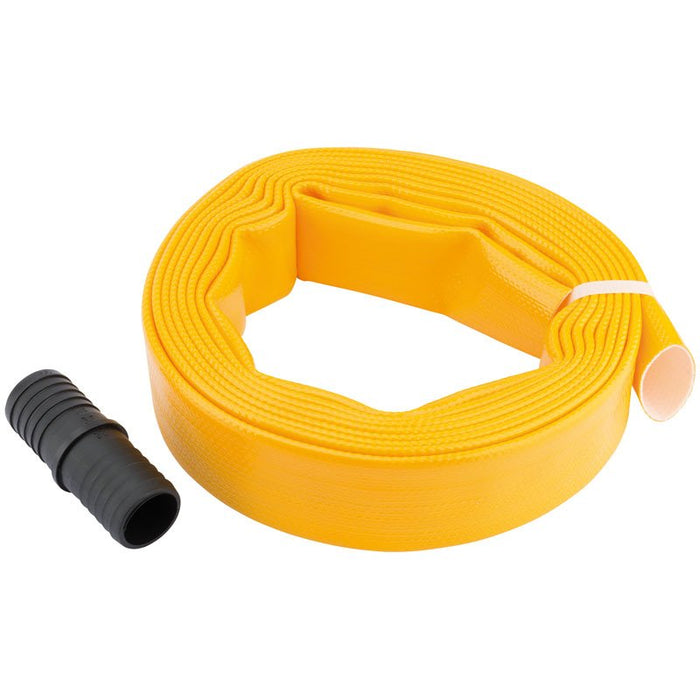 Draper Tools Layflat Hose, supplied with Adaptor (5M x 32mm)