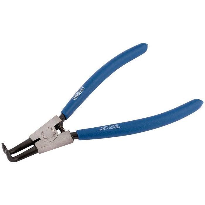 Draper Tools 200mm External Circlip Pliers with 90&deg; Tips