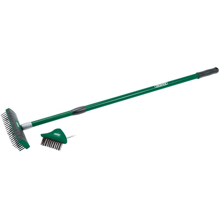 Draper Tools Paving Brush Set with Twin Heads and Telescopic Handle