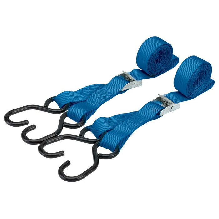 Draper Tools 125kg Ratcheting Tie Down Strap Sets (2.5M x 25mm) (2 Piece)
