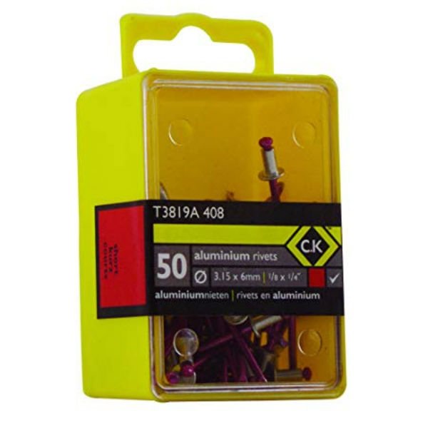 CK Aluminium Rivets 3.15 x 9mm 50pk