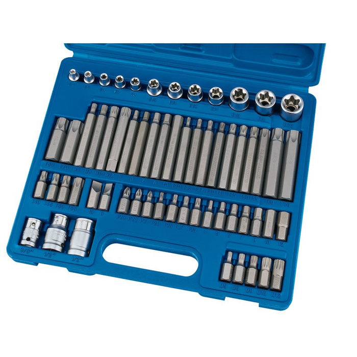 Draper Tools Mechanics Bit Set Comprising of Draper TX-STAR® and Hexagon Bits (61 Piece)