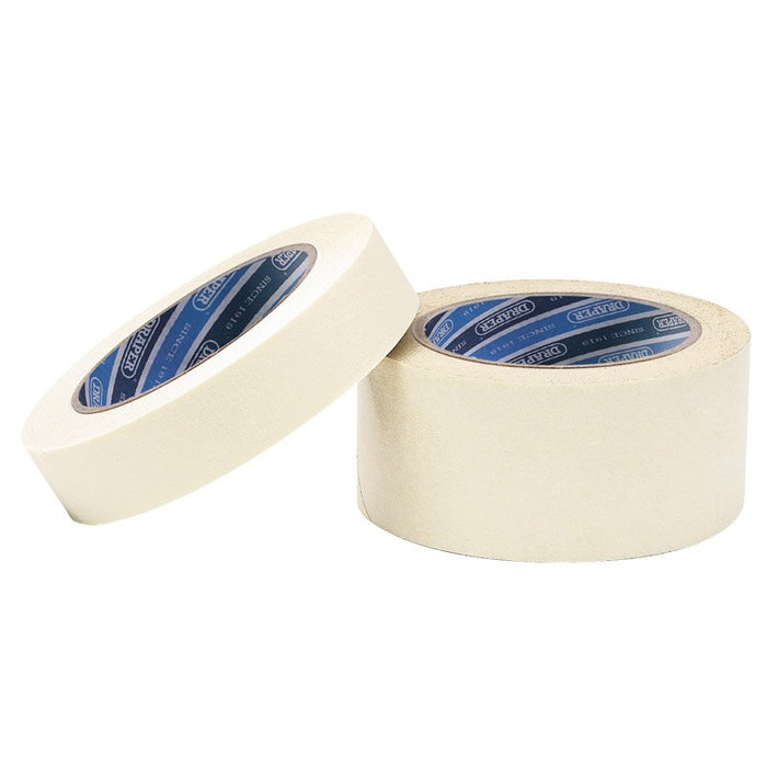Draper Tools Masking Tape Roll (50M x 25mm)