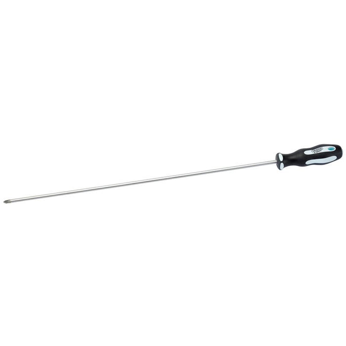 Draper Tools PZ Type Extra Long Reach Soft Grip Screwdriver (No.2 x 450mm)