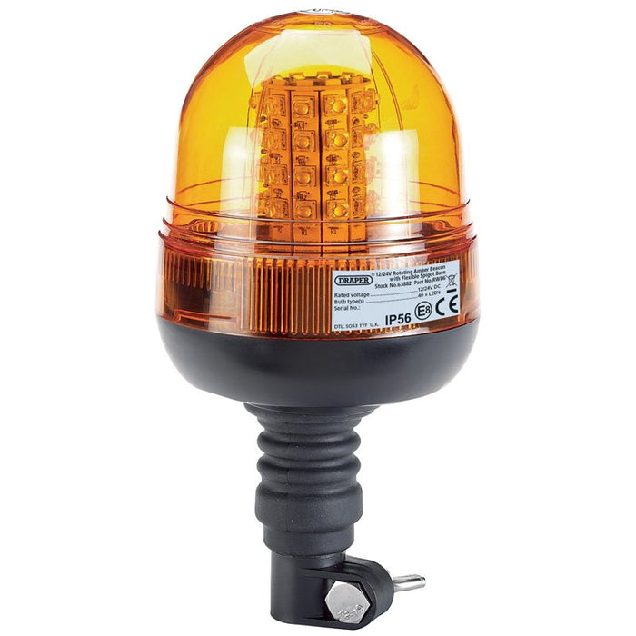 Draper Tools 12/24V Flexible Spigot Base LED Beacon