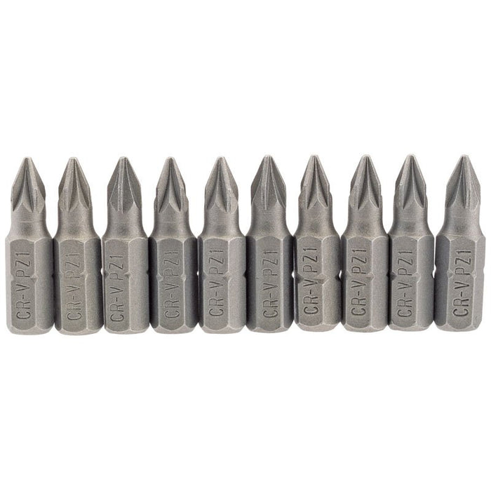 Draper Tools No.1 1/4 Hex. PZ Type Insert Bit 25mm Long x 10