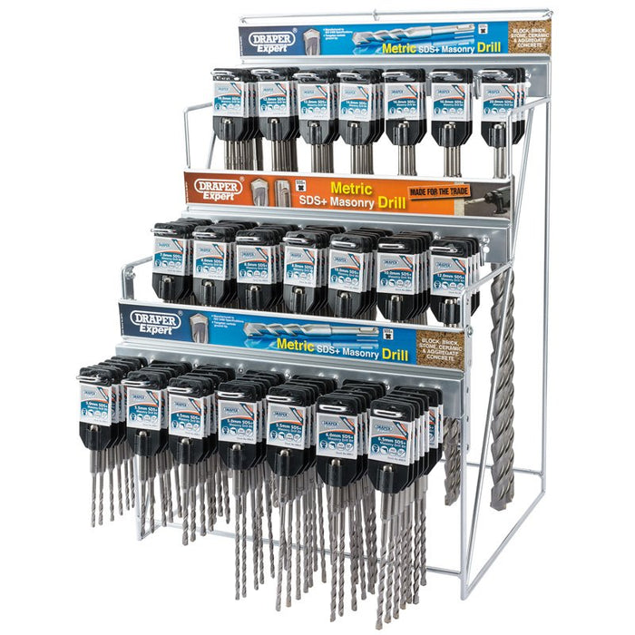 Draper Tools Metric SDS+ Drill Bit Merchandiser (137 Piece)