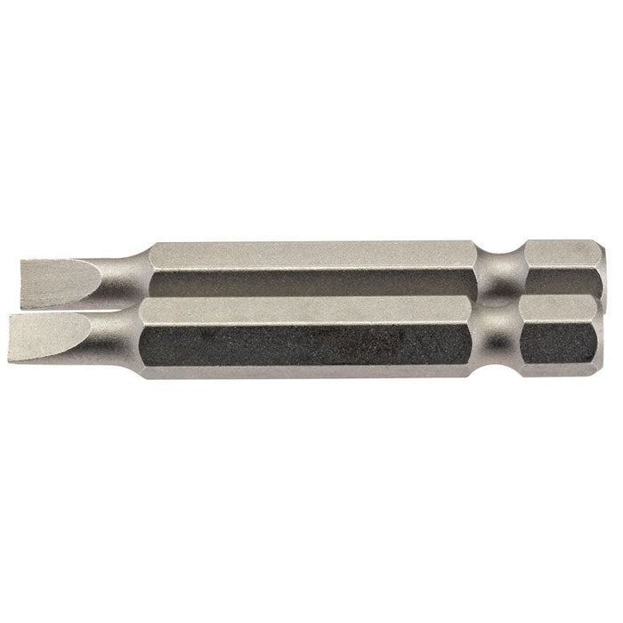 Draper Tools 4.5mm 1/4 Hex. Plain Slot Insert Bit 50mm Long x 2