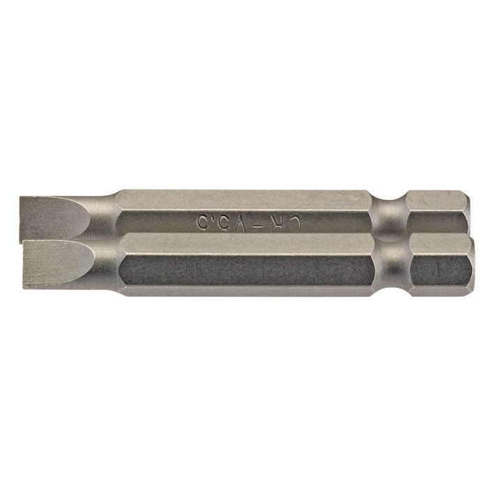 Draper Tools 5.5mm 1/4 Hex. Plain Slot Insert Bit 50mm Long x 2