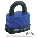 Draper Tools 48mm Resetable 4 Number Combination Laminated Steel Padlock and Bumper