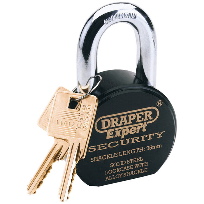 Expert 63mm Heavy Duty Stainless Steel Padlock and 2 Keys