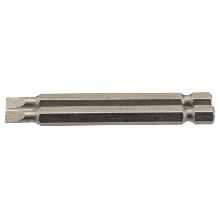 Draper Tools 4.5mm 1/4 Hex. Plain Slot Insert Bit 75mm Long x 2