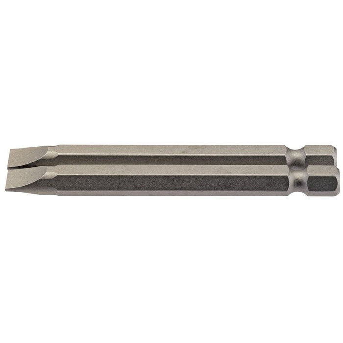 Draper Tools 6.5mm 1/4 Hex. Plain Slot Insert Bit 75mm Long x 2