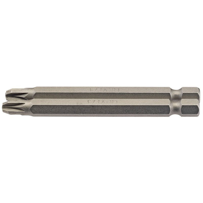 Draper Tools No.3 1/4 Hex. PZ Type Insert Bit 75mm Long x 2