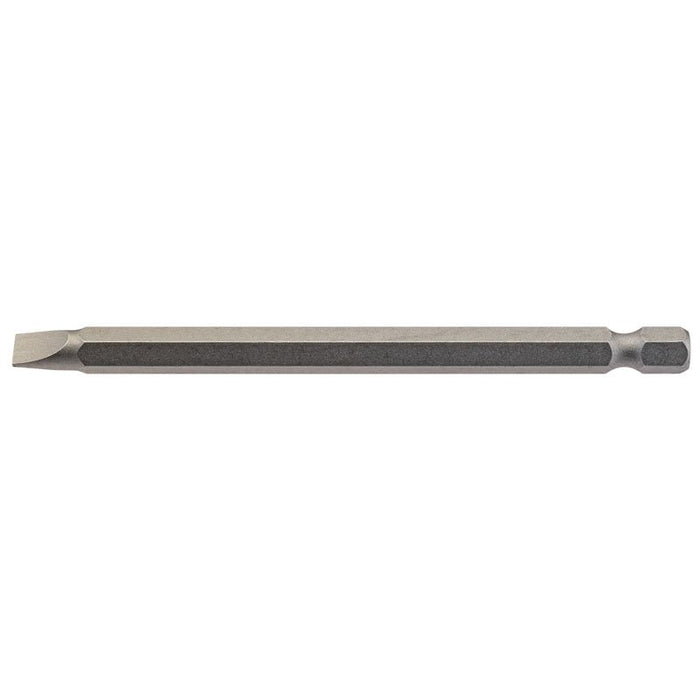 Draper Tools 6mm 1/4 Hex. Plain Slot Insert Bit 100mm Long x 1