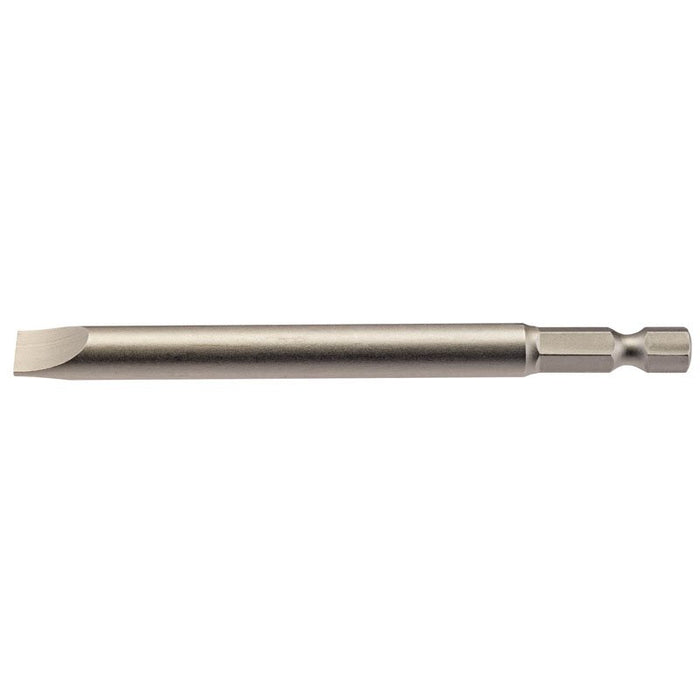 Draper Tools 8mm 1/4 Hex. Plain Slot Insert Bit 100mm Long x 1