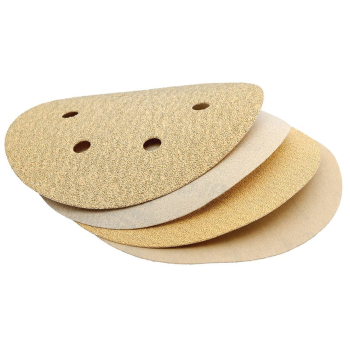 Draper Tools 150mm Aluminium Oxide Hook and Loop Sanding Discs (Pack of 10)
