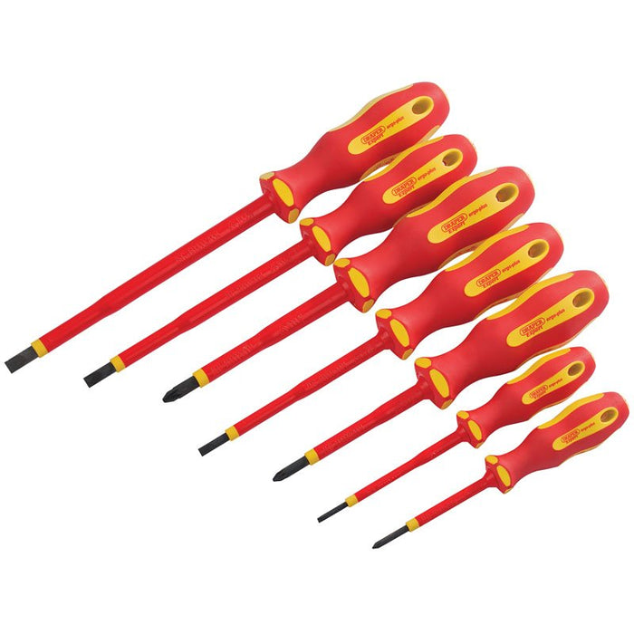 Draper Tools Ergo Plus® VDE Screwdriver Set (7 Piece)