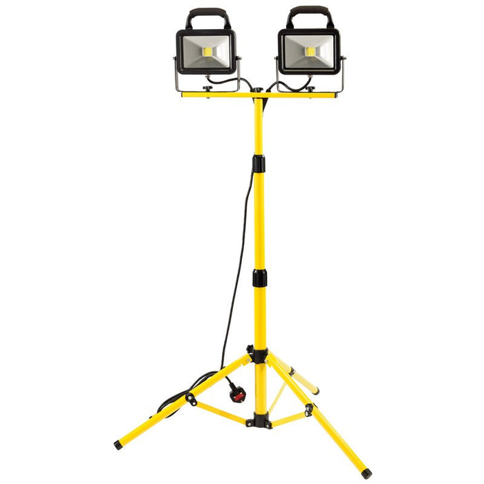 Draper Tools Twin COB LED Worklamp with Tripod (20W)