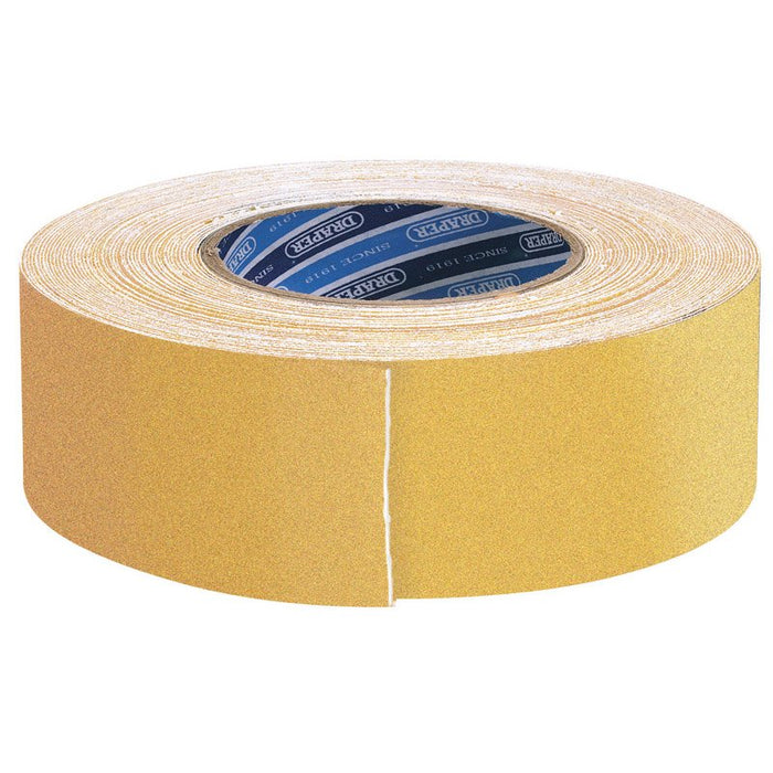 Draper Tools 18M x 50mm Yellow Heavy Duty Safety Grip Tape Roll