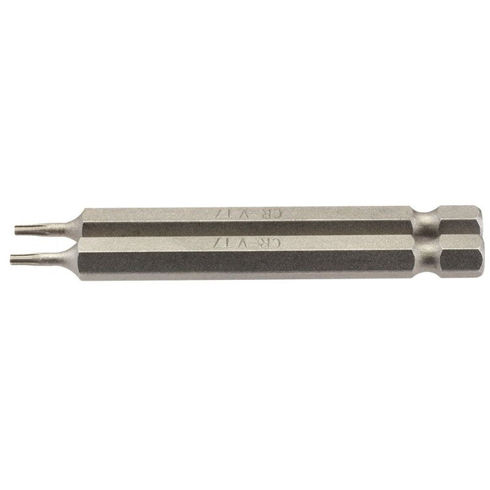 Draper Tools T7 1/4 Hex. Draper TX-STAR® Insert Bit 75mm Long x 2