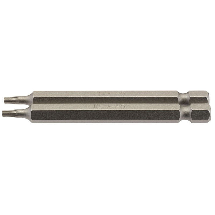 Draper Tools T10 1/4 Hex. Draper TX-STAR® Insert Bit 75mm Long x 2