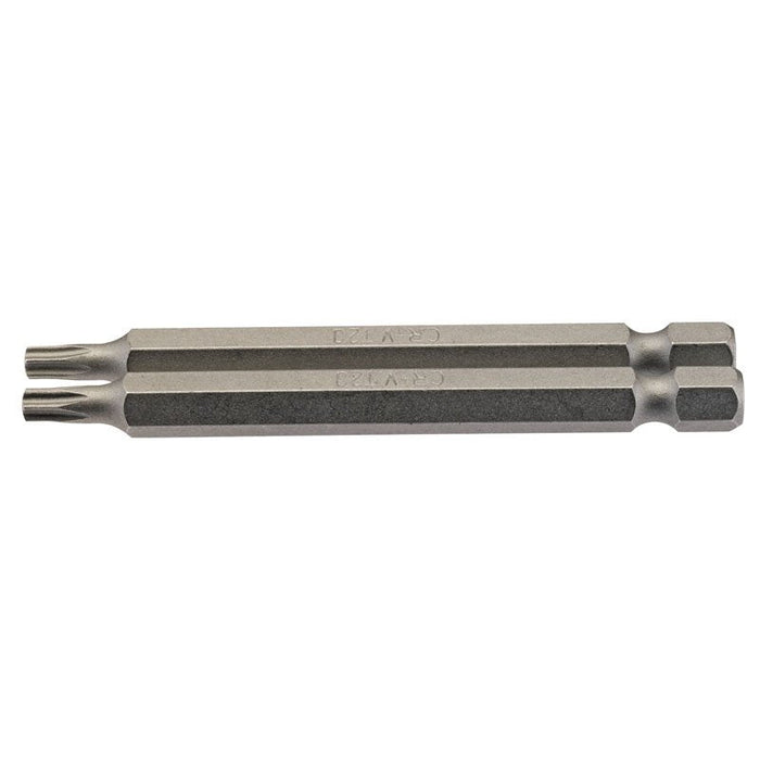 Draper Tools T20 1/4 Hex. Draper TX-STAR® Insert Bit 75mm Long x 2