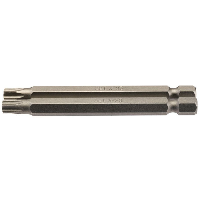 Draper Tools T30 1/4 Hex. Draper TX-STAR® Insert Bit 75mm Long x 2