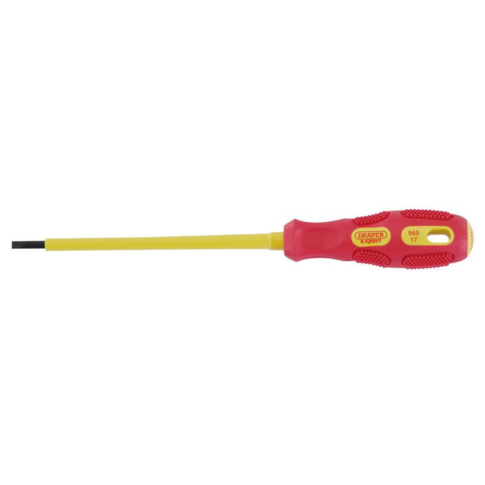 Draper Tools 3.0 mm x 100mm Fully Insulated Plain Slot Screwdriver