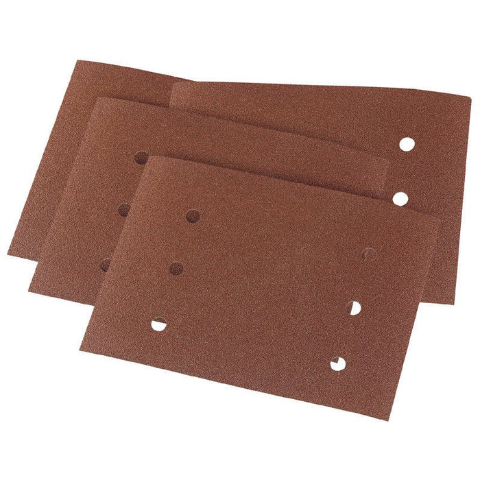 Draper Tools Ten 115 x 145mm Assorted Grit Aluminium Oxide Sanding Sheets