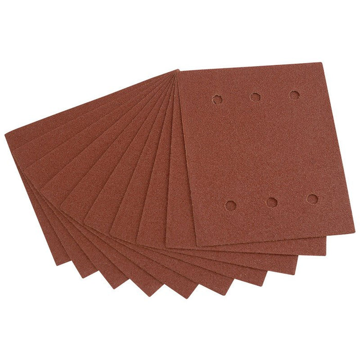 Draper Tools Ten 115 x 145mm 100 Grit Aluminium Oxide Sanding Sheets