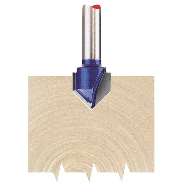 Draper Tools 1/4 Groove 12.7mm x 90&deg; TCT Router Bit