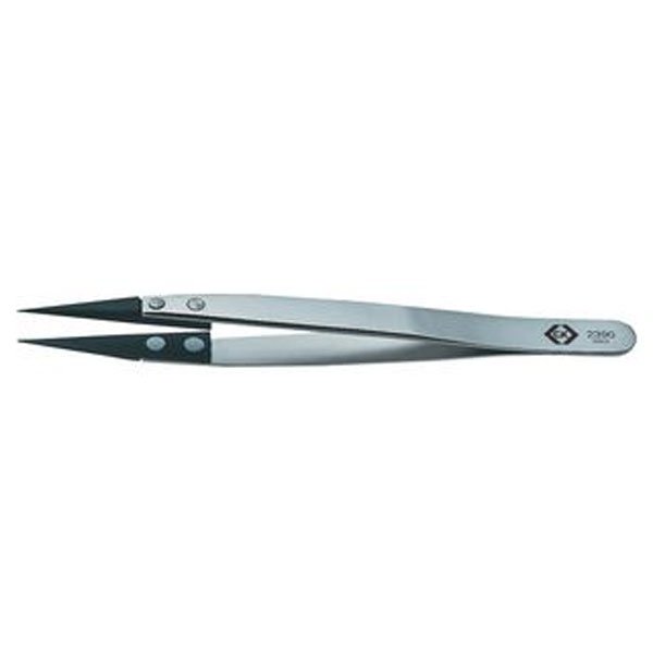 CK CarbofibESD Tweezer - 2392, 130mm