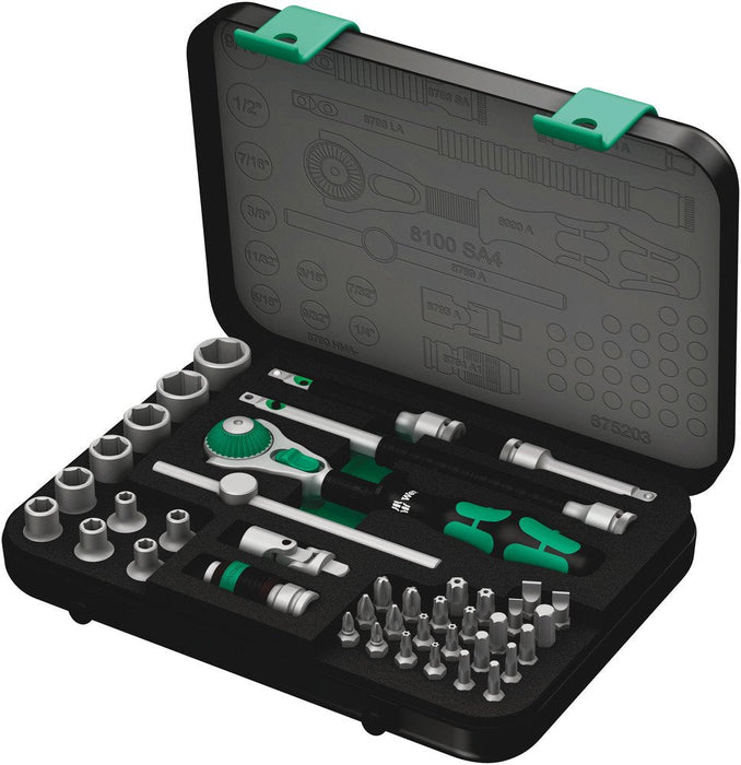 Wera 8100 Speed Ratchet Set 1/4