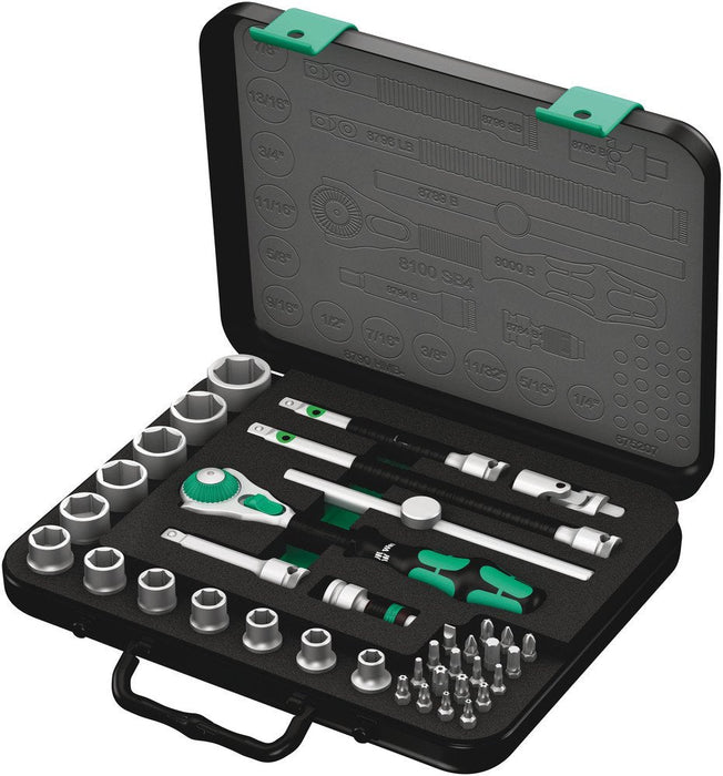 Wera 8100 Speed Ratchet Set 3/8