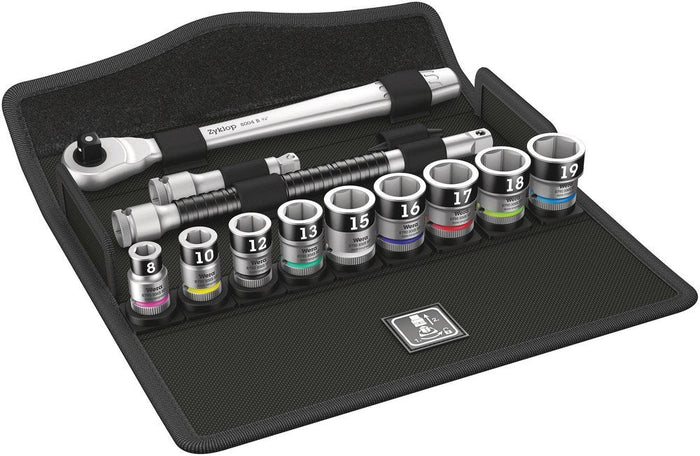 Wera 8100 Ratchet Set With Switch Lever 3/8