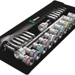 Wera 8100 Metal Ratchet Set With Switch Lever 1/2